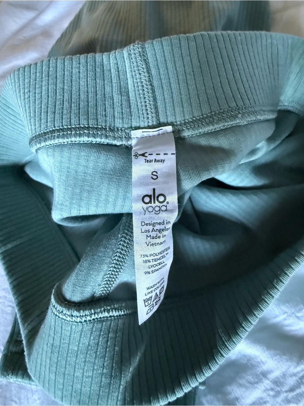 ALO Yoga Sage Ribbed Lounge Leggings - Picture 3 of 4